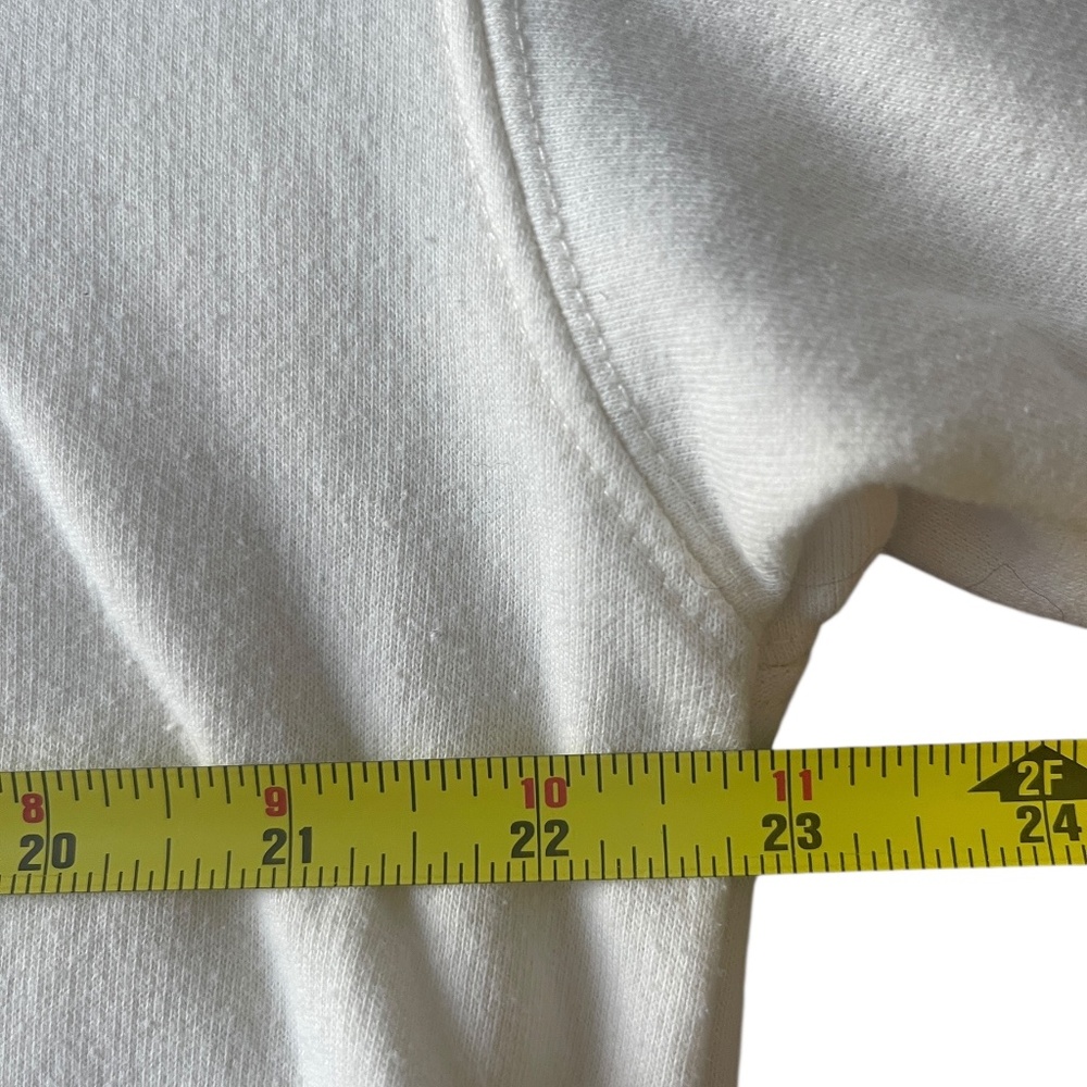 Disney Mickey And Minnie Mouse Sweatshirt Unisex Size XL(15-17) Cream Disney Top - Picture 9 of 14